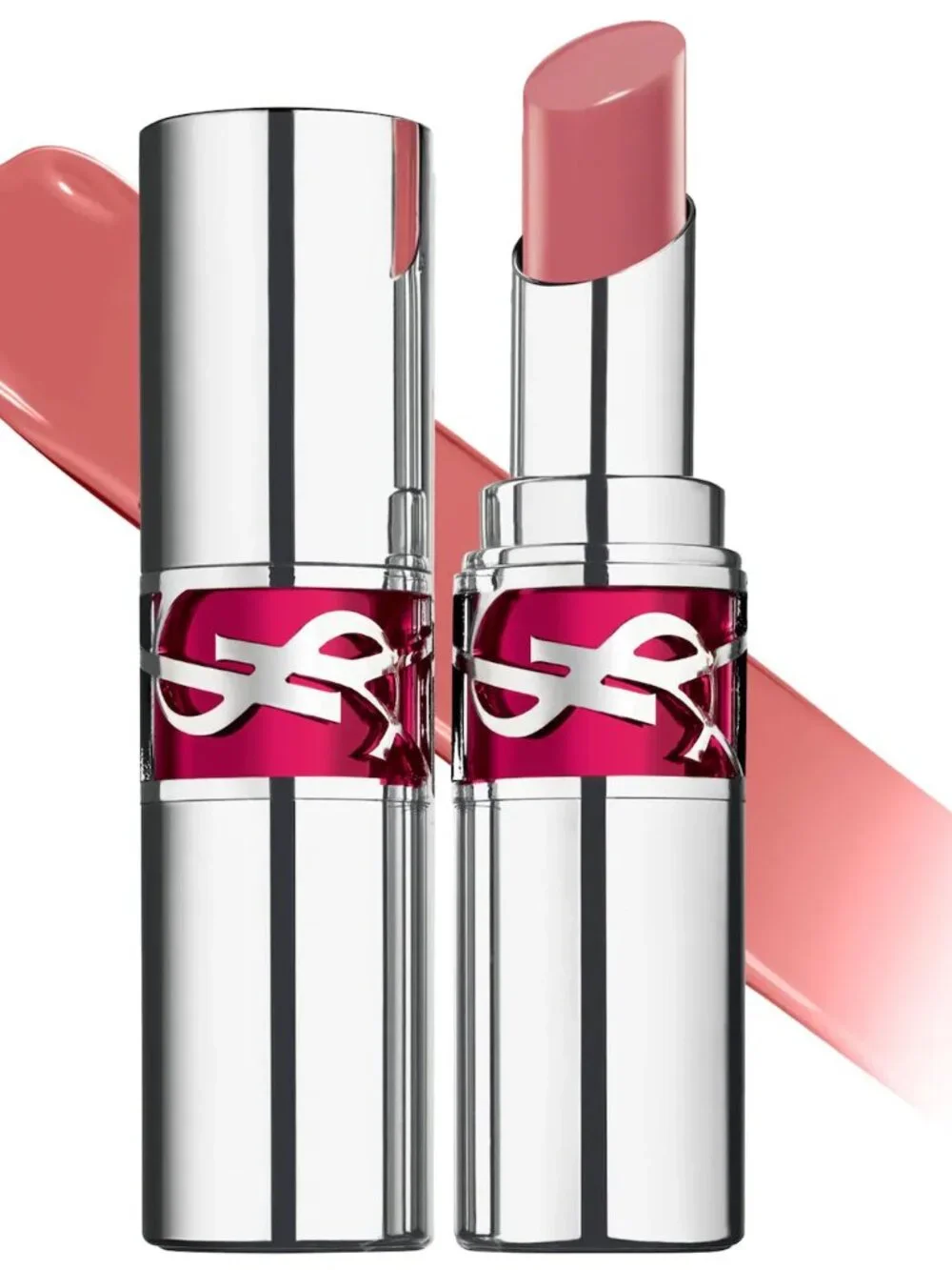 YSL Loveshine Candy Glaze Lip Healthy Glow Plumper #44 Nude Lavalliere - Pink Nu